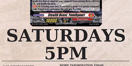 Cardfight Vanguard Shop Tournaments