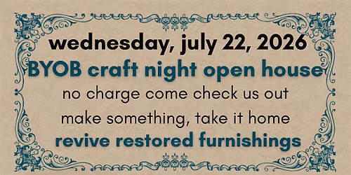 open house craft night