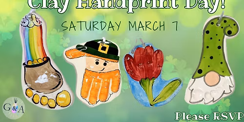 Clay Handprint Day! March 2026
