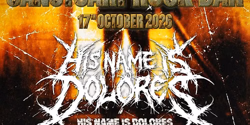 Debut show - Live @ Sanctuary Rock Bar, Burnley with His Name Is Dolores and False Monarch 