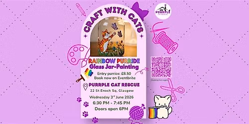 Rainbow Jar-Painting with Cats!
