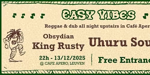 Easy Vibes @Caf\u00e9 AperO