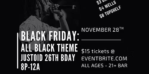 RMRP BLACK FRIDAY: BLACK-OUT PARTY