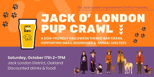 Jack O' London Pup Crawl: Halloween Edition!