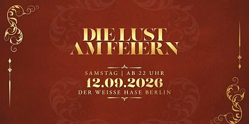 Die Lust am Feiern