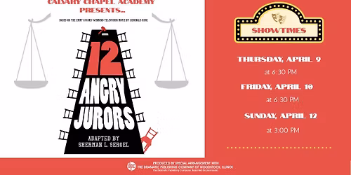 12 Angry Jurors - CCA Spring Production