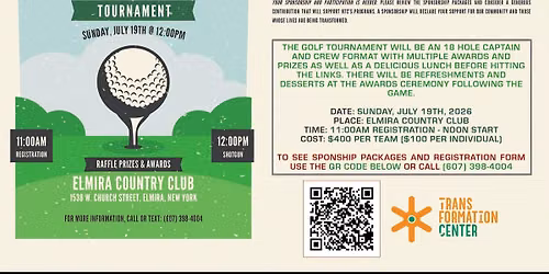Neighborhood Transfermation Center 9th Annual Golf Tournament