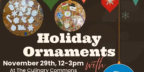 Holiday Ornaments with Olio Studio