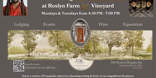Weekday Wine Tastings at Roslyn Farm & Vineyard