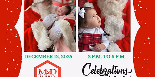 Pictures with Santa at M&D Supply Mont Belvieu