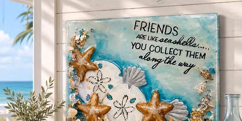 Sea Shell Resin Sign Workshop