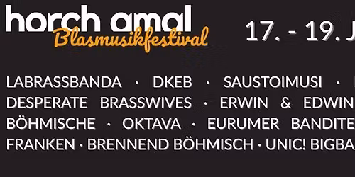 horch amal Blasmusikfestival 2026