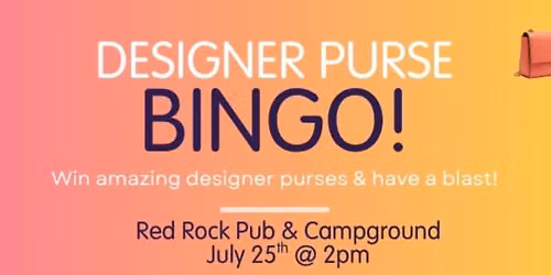 Designer Purse bingo