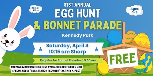 81st Annual Egg Hunt and Bonnet Parade