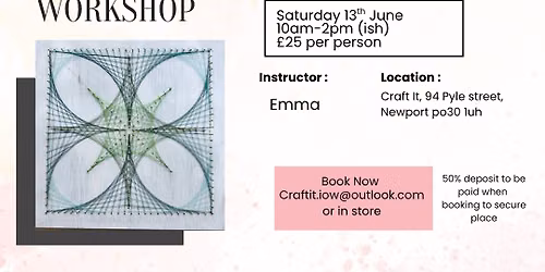 Geometric String Art Workshop