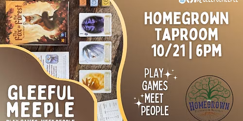 A Gleeful Meeple Game Night @ Homegrown Taproom