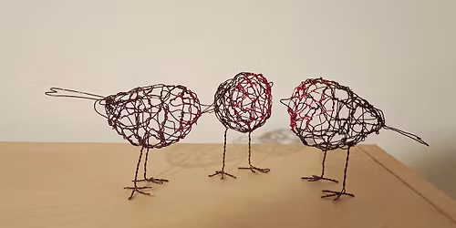 Festive Robin Wire Art Class