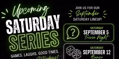 September Saturdays!!