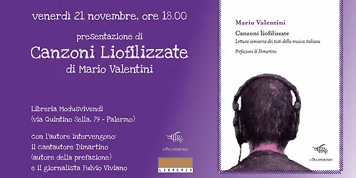 Canzoni liofilizzate di Mario Valentini con Dimartino da Modusvivendi