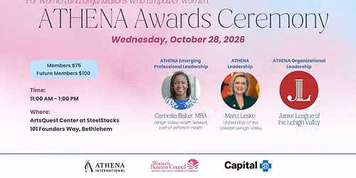 2026 Lehigh Valley ATHENA Awards presented by the Women's Business Council