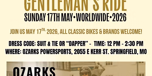The Distinguished Gentleman's Ride 2026!