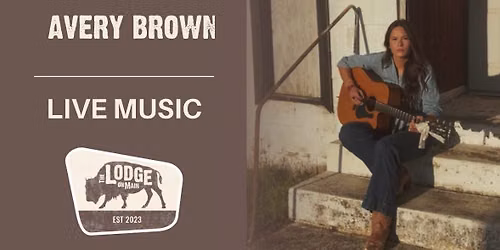 Avery Brown Music Live at The Lodge on Main, BA