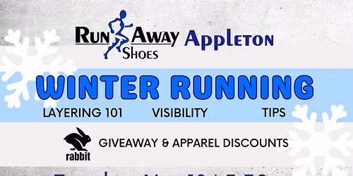 Winter Running at Run Away Shoes Appleton