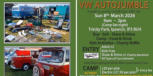 Suffolk Bugrs March 2026 VW Autojumble