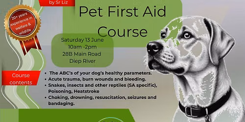 Pet First Aid Course