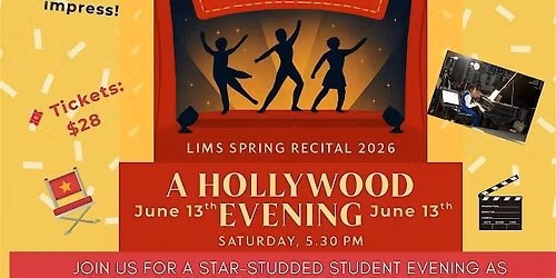LJMS Spring Recital 2026 \u201cLights, Camera, Perform!\u201d
