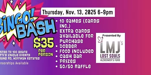 Bingo BASH to End Alz 2025