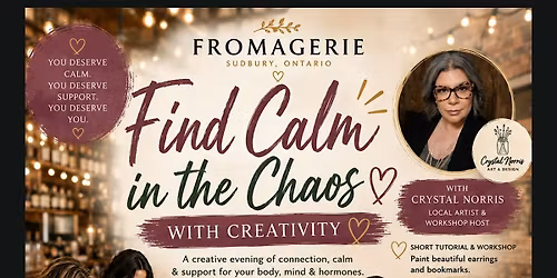 Find Calm in the Chaos with Creativity | Women\u2019s Wellness + Art Night