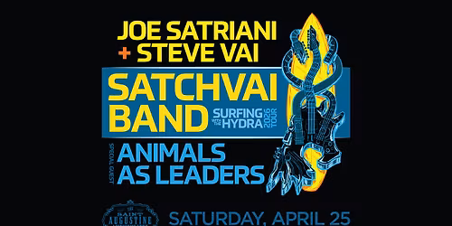 SatchVai Band Ft Joe Satriani & Steve Vai with Animals As Leaders
