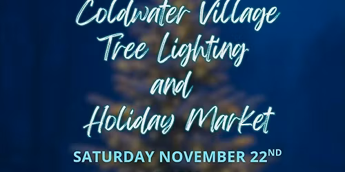 Coldwater Village Tree Lighting & Holiday Market 2025