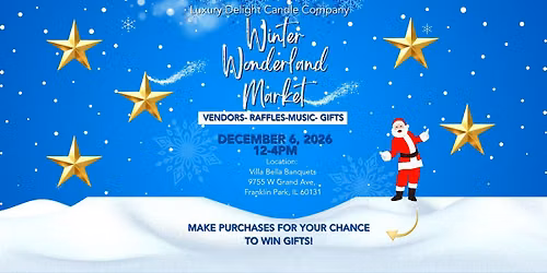 Luxury Delight Candle Company Winter Wonderland Market