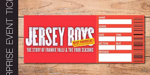 Jersey Boys at Uihlein Hall at Marcus Center