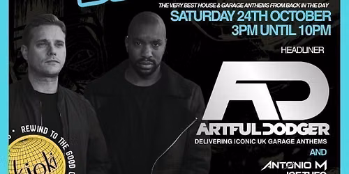 Playback Day Rave: ARTFUL DODGER