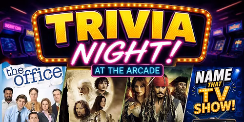 Trivia Night - The Office, Lord of the Rings, Pirates of the Caribbean, Name that TV Show!