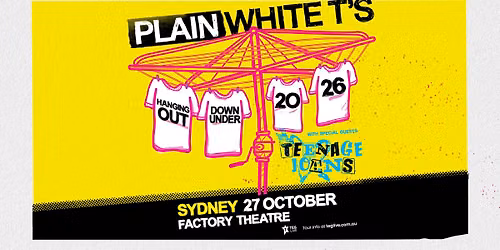 Plain White T's |  2026 Tour (Sydney)