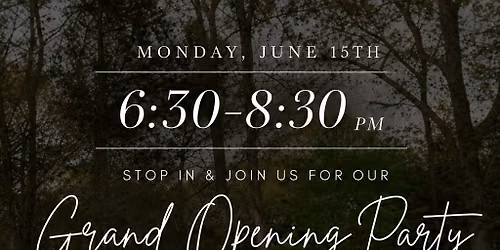 Grand Opening at our New Location