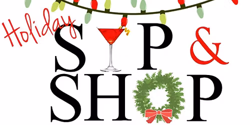 holiday sip & shop 