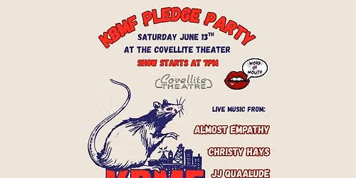 KBMF Pledge Party @ The Covellite!