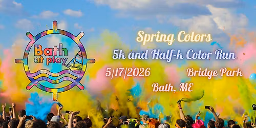 Bath at Play's Spring Colors 5k and Half-k Color Run
