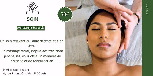 \ud83c\udf38 \u00c9v\u00e9nement : Soin Kobido - Massage Facial des Imp\u00e9ratrices Japonaises \ud83c\udf38