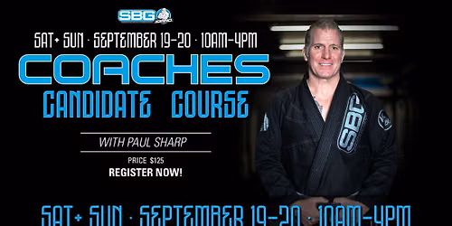 COACHES COURSE - LEVEL 1