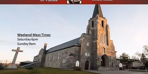 Weekend Mass - Saturday 6pm