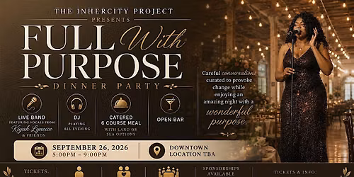 Full of Purpose Fundraiser Dinner Party
