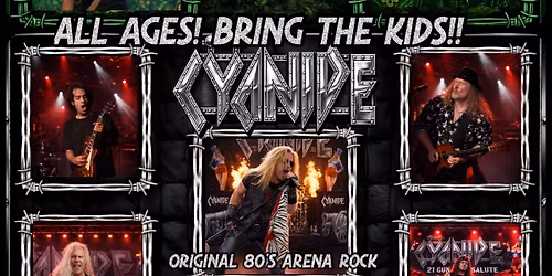 ALL AGES! Play Dirty Poison Experience\/Cyanide Original 80s Hard Rock