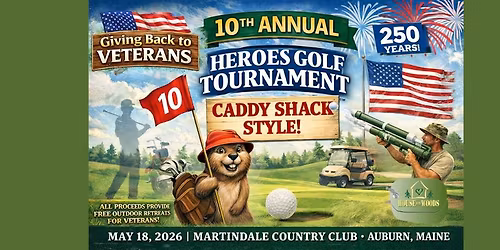 HEROES GOLF TOURNAMENT - 10th Annual House in the Woods 