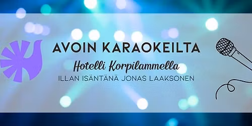Karaokeilta, is\u00e4nt\u00e4n\u00e4 Jonas Laaksonen
